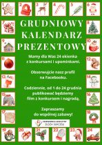 „Grudniowy kalendarz prezentowy” czeka na Was